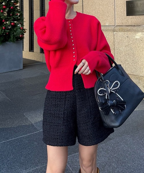 ST.ROONEY(セントルーニー)の「ツイードショートパンツ【低身長・小柄女性向け】(その他パンツ・レディース・ブラック・XS)」の8枚目の写真