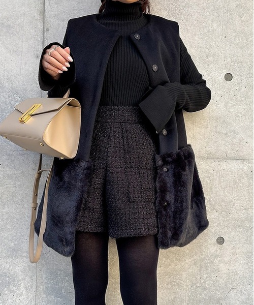 ST.ROONEY(セントルーニー)の「ツイードショートパンツ【低身長・小柄女性向け】(その他パンツ・レディース・ブラック・XS)」の15枚目の写真