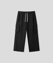 BLACK MOMENT（ブラックモーメント）の「エッセンシャルカーゴスウェットパンツ[ブラック]（スウェットパンツ）」