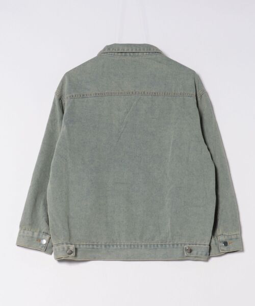 urge:(アージコロン )の「【URGE:】デニムジャケット(テーラードジャケット・レディース・ライトブルー/ネイビー・SMALL/MEDIUM/LARGE/X-LARGE)」の3枚目の写真