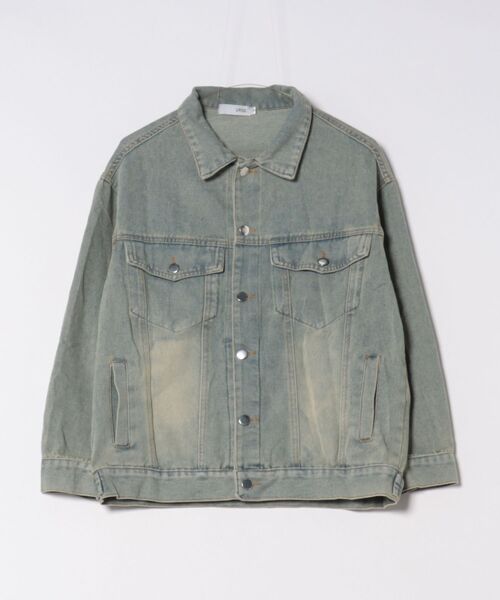 urge:(アージコロン )の「【URGE:】デニムジャケット(テーラードジャケット・レディース・ライトブルー/ネイビー・SMALL/MEDIUM/LARGE/X-LARGE)」の9枚目の写真