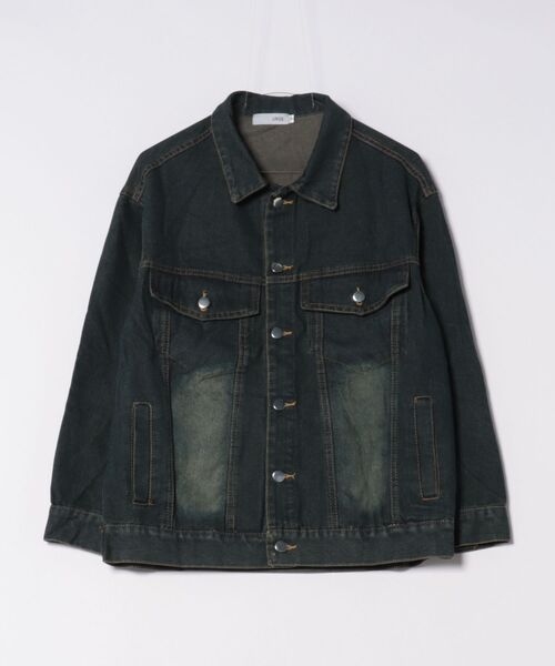 urge:(アージコロン )の「【URGE:】デニムジャケット(テーラードジャケット・レディース・ライトブルー/ネイビー・SMALL/MEDIUM/LARGE/X-LARGE)」の10枚目の写真