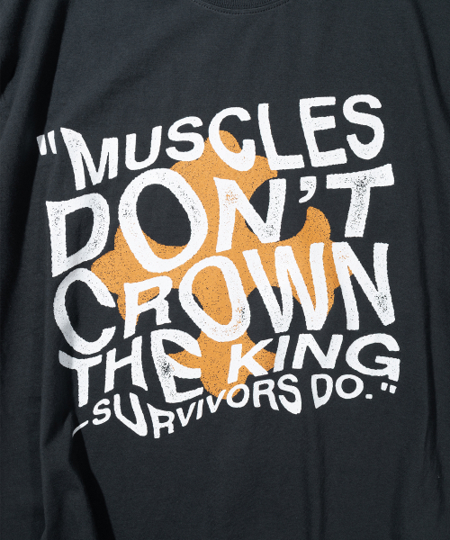 MASSNOUN（マスノウン）の「サバイブバンパルティ MSITS002-DG（Tシャツ/カットソー・レディース・その他・MEDIUM/LARGE/X-LARGE）」の4枚目の写真
