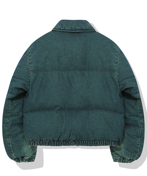 MAINBOOTH(メインブース)の「Vintage Denim Puffer Jacket(BLUE)(ダウンジャケット/コート・レディース・その他・3/2)」の2枚目の写真