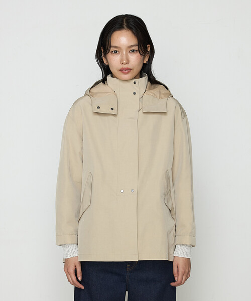 K．T キヨコ タカセ（K．T KIYOKO TAKASE）/〔 TALLサイズ 〕 【2WAY】コットンナイロングログラン アノラックブルゾン セール】〔 TALLサイズ 〕 【2WAY】コットンナイロングログラン