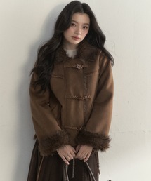 SunsetPark（サンセットパーク）の「フェイクスエードジャケット SP25a033【SunsetPark】【2025AW】（ムートンコート・レディース）」