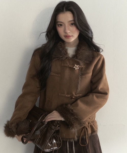 フェイクスエードジャケット SP25a033【SunsetPark】【2025AW