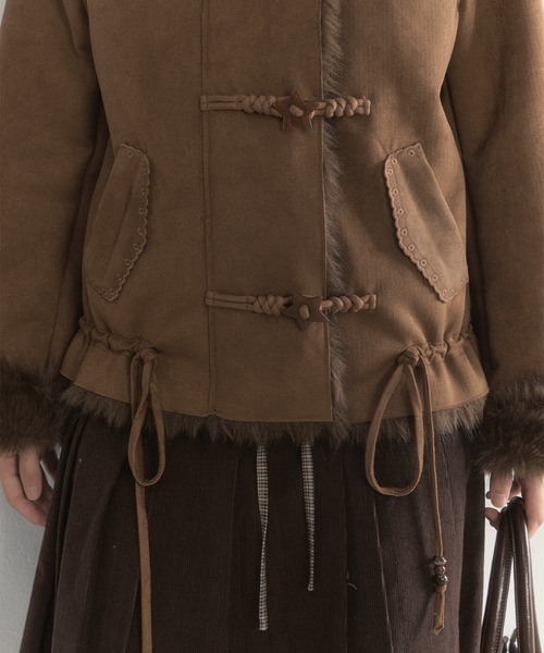 フェイクスエードジャケット SP25a033【SunsetPark】【2025AW