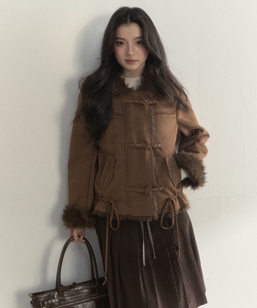 フェイクスエードジャケット SP25a033【SunsetPark】【2025AW