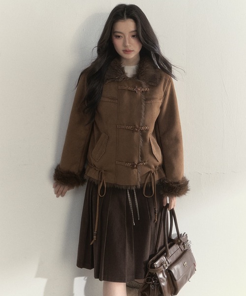 フェイクスエードジャケット SP25a033【SunsetPark】【2025AW