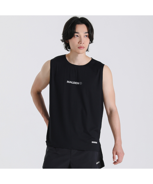 MALDEN(モールデン)の「エアメッシュランニングスリーブレス(Tシャツ/カットソー・メンズ・グレー/ブラック・X-LARGE/MEDIUM/LARGE)」の1枚目の写真