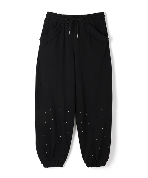M DOLLY(エムドリー)の「*M DOLLY original* bijou luna loose pants/ビジュールナルーズパンツ(その他パンツ・レディース・ホワイト/ブラック・FREE)」の13枚目の写真