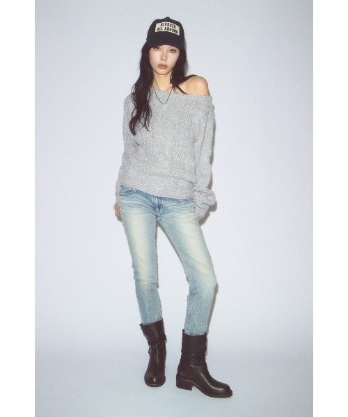 CLASSIC LOW WAIST SKINNY デニム（デニムパンツ）｜LAGUA GEM