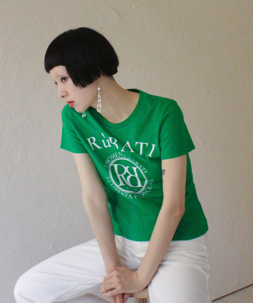 RUBATI(ルバティ)の「アークロゴTシャツ_グリーン(Tシャツ/カットソー・レディース・その他・size2/size1)」の2枚目の写真