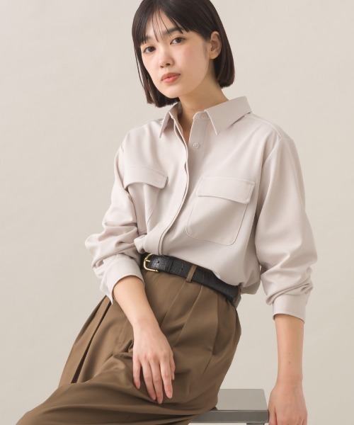 OMNES（オムネス）の「【BEAUTIFUL FRIDAY】比翼シャツ（シャツ