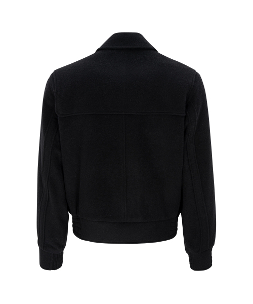 UNGIMMICK(アンジミック)の「ANGORA WOOL BLOUSON JACKET (BLACK)(ブルゾン・メンズ・その他・MEDIUM)」の2枚目の写真