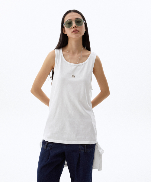 HYII（ハイトゥ）の「ユニセックス ハイブリッドツーウェイTシャツ [ホワイト]（Tシャツ/カットソー・メンズ・その他・SMALL/MEDIUM/LARGE）」の2枚目の写真
