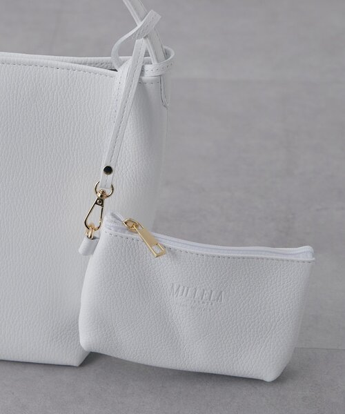 Lui's(ルイス)の「MILLELA FIRENZE / ワンハンドルバッグS(ハンドバッグ・レディース・ブラック/ホワイト/シルバー・FREE)」の18枚目の写真