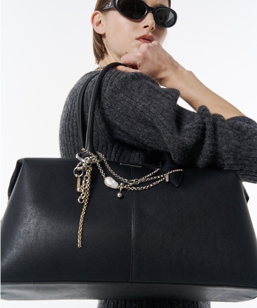 JOSE MOON（ジョゼムーン）の「BOSTON BAG/ボストンバッグ（ボストンバッグ・レディース・ブラック/ブラウン・FREE）」の5枚目の写真