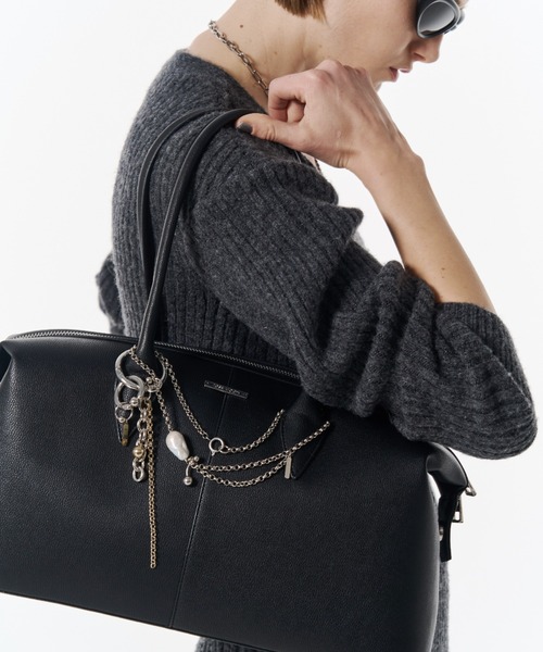 JOSE MOON（ジョゼムーン）の「BOSTON BAG/ボストンバッグ（ボストンバッグ・レディース・ブラック/ブラウン・FREE）」の6枚目の写真