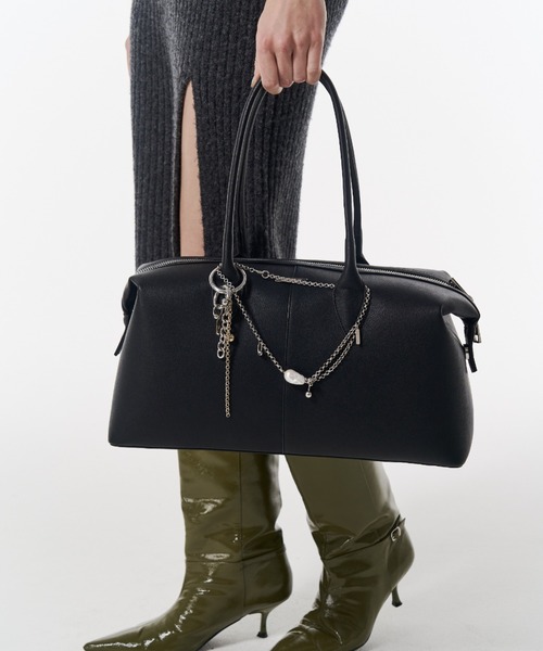 JOSE MOON（ジョゼムーン）の「BOSTON BAG/ボストンバッグ（ボストンバッグ・レディース・ブラック/ブラウン・FREE）」の3枚目の写真