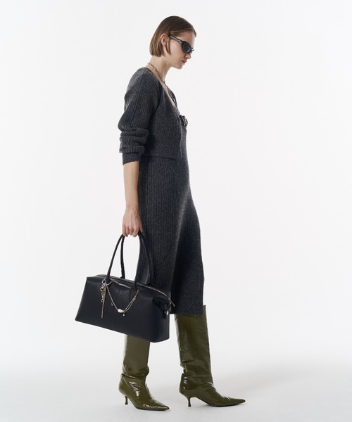 JOSE MOON（ジョゼムーン）の「BOSTON BAG/ボストンバッグ（ボストンバッグ・レディース・ブラック/ブラウン・FREE）」の9枚目の写真