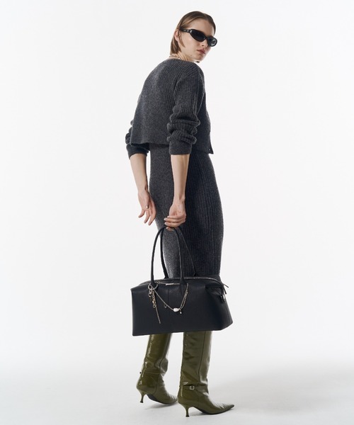 JOSE MOON（ジョゼムーン）の「BOSTON BAG/ボストンバッグ（ボストンバッグ・レディース・ブラック/ブラウン・FREE）」の10枚目の写真