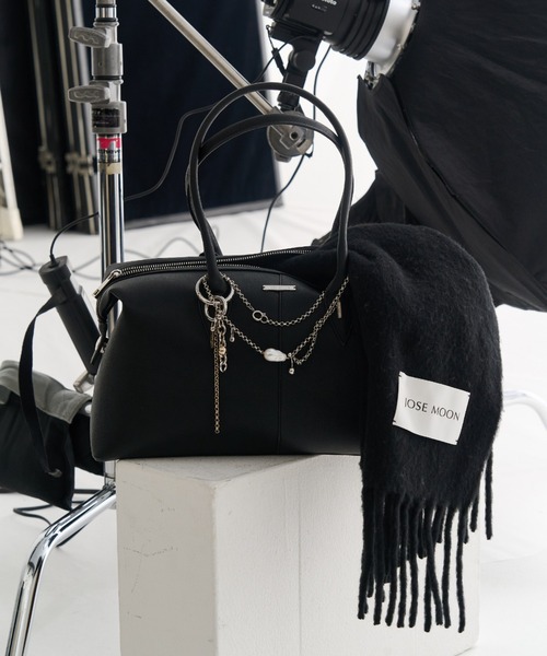 JOSE MOON（ジョゼムーン）の「BOSTON BAG/ボストンバッグ（ボストンバッグ・レディース・ブラック/ブラウン・FREE）」の12枚目の写真