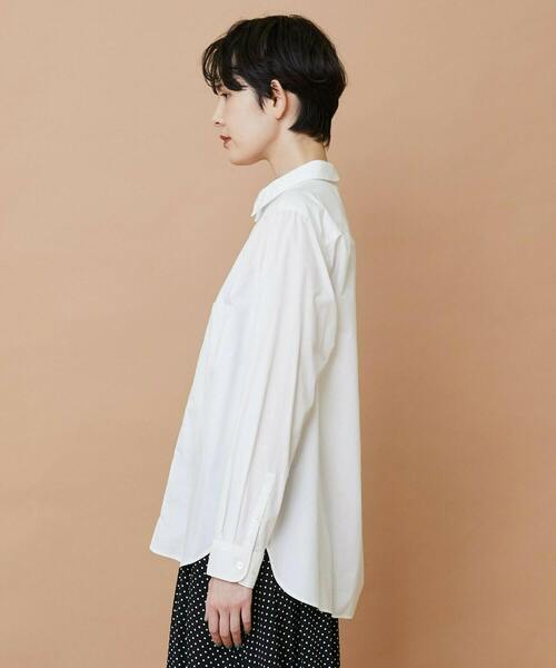 FRAPBOIS（フラボア）の「ニュースカラシャツ（シャツ/ブラウス・レディース・ブラック/ホワイト・1/2）」の22枚目の写真