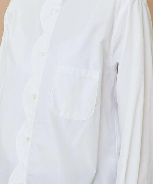 FRAPBOIS（フラボア）の「ニュースカラシャツ（シャツ/ブラウス・レディース・ブラック/ホワイト・1/2）」の5枚目の写真