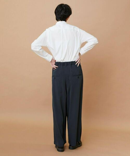 FRAPBOIS（フラボア）の「ニュースカラシャツ（シャツ/ブラウス・レディース・ブラック/ホワイト・1/2）」の13枚目の写真