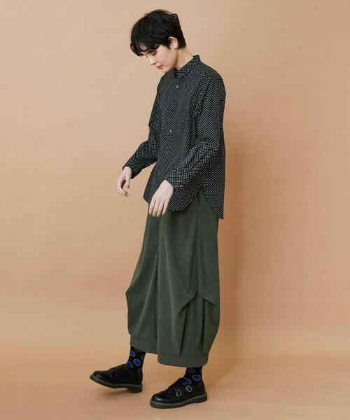 FRAPBOIS（フラボア）の「ニュースカラシャツ（シャツ/ブラウス・レディース・ブラック/ホワイト・1/2）」の17枚目の写真