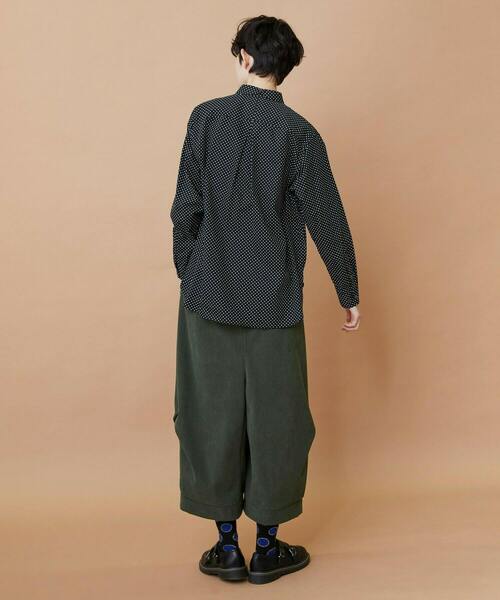 FRAPBOIS（フラボア）の「ニュースカラシャツ（シャツ/ブラウス・レディース・ブラック/ホワイト・1/2）」の18枚目の写真