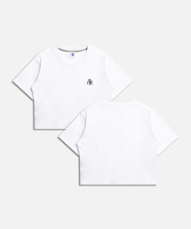 REDE（リデ）の「16 count BIO weave logo semi-crop fit short sleeve T-shirt（Tシャツ/カットソー）」