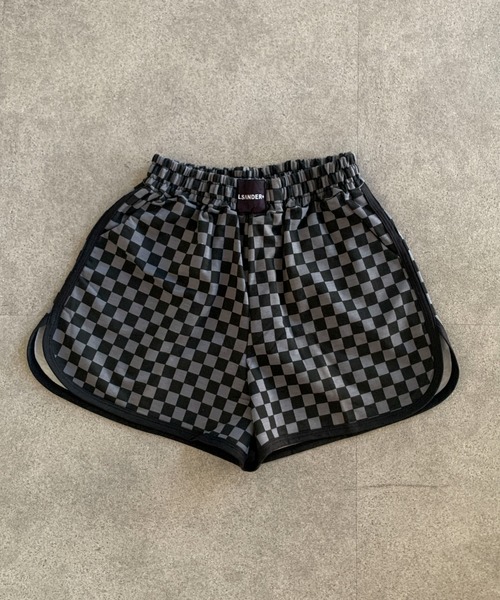 pyornim（ピョルニム）の「チェッカー柄 パイピングルームショーツ パジャマ　ショート（その他パンツ・レディース・ホワイト/ブラック・M/L）」の16枚目の写真