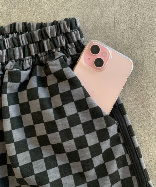 pyornim（ピョルニム）の「チェッカー柄 パイピングルームショーツ パジャマ　ショート（その他パンツ・レディース・ホワイト/ブラック・M/L）」の18枚目の写真