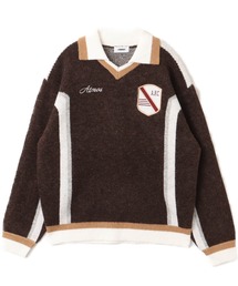 atmos（アトモス）の「atmos Knit Soccer Polo Shirt / アトモス ニット サッカー ポロシャツ（ニット/セーター）」