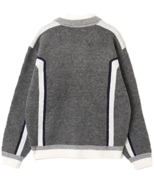 atmos(アトモス)の「atmos Knit Soccer Polo Shirt / アトモス ニット サッカー ポロシャツ(ニット/セーター・メンズ・ブラウン/グリーン/グレー・M/XXL/XL/L)」の7枚目の写真