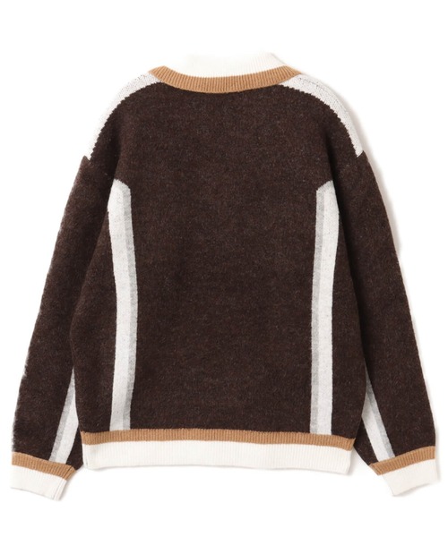 atmos(アトモス)の「atmos Knit Soccer Polo Shirt / アトモス ニット サッカー ポロシャツ(ニット/セーター・メンズ・ブラウン/グリーン/グレー・M/XXL/XL/L)」の11枚目の写真