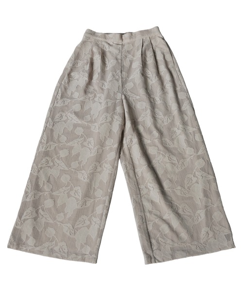 antiqua(アンティカ)の「花柄レース ワイドパンツ(その他パンツ・レディース・ベージュ/ブラック・LARGE/MEDIUM)」の17枚目の写真