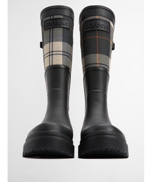 Dena タータンレインブーツ（レディース）（レインシューズ）｜Barbour