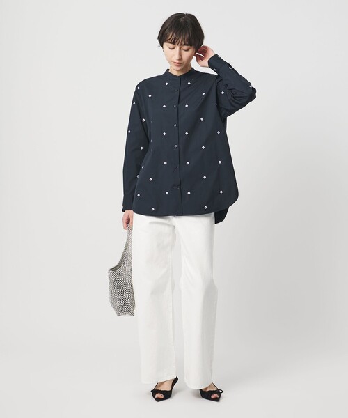 UNITED ARROWS(ユナイテッドアローズ)の「ルーズ ストレート デニムパンツ(デニムパンツ・レディース・ライトブルー/ホワイト/ベージュ/ブラック・36/34/38)」の12枚目の写真