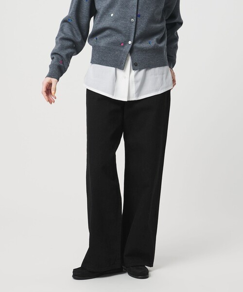 UNITED ARROWS(ユナイテッドアローズ)の「ルーズ ストレート デニムパンツ(デニムパンツ・レディース・ライトブルー/ホワイト/ベージュ/ブラック・36/34/38)」の13枚目の写真