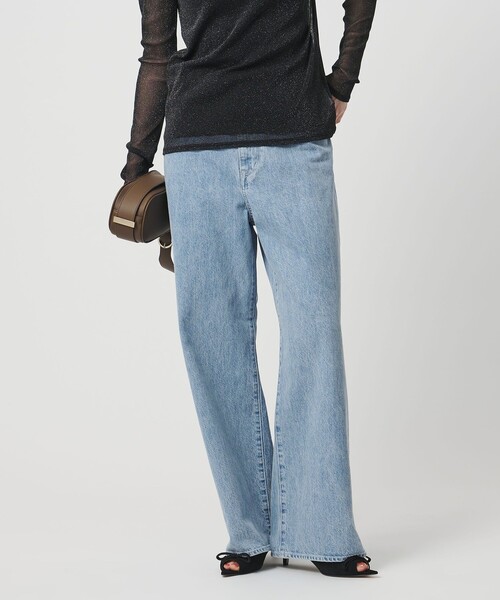 UNITED ARROWS(ユナイテッドアローズ)の「ルーズ ストレート デニムパンツ(デニムパンツ・レディース・ライトブルー/ホワイト/ベージュ/ブラック・36/34/38)」の18枚目の写真