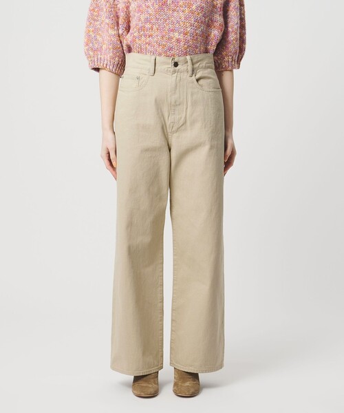 UNITED ARROWS(ユナイテッドアローズ)の「ルーズ ストレート デニムパンツ(デニムパンツ・レディース・ライトブルー/ホワイト/ベージュ/ブラック・36/34/38)」の21枚目の写真