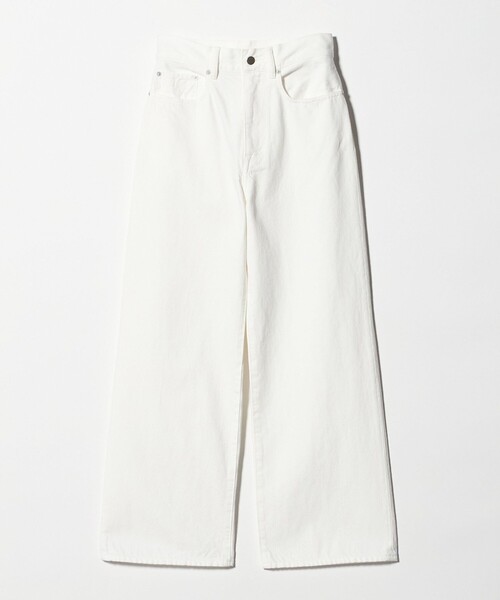 UNITED ARROWS（ユナイテッドアローズ）の「ルーズ ストレート デニムパンツ（デニムパンツ・レディース・ライトブルー/ベージュ/ホワイト/ブラック・38/34/36）」の12枚目の写真