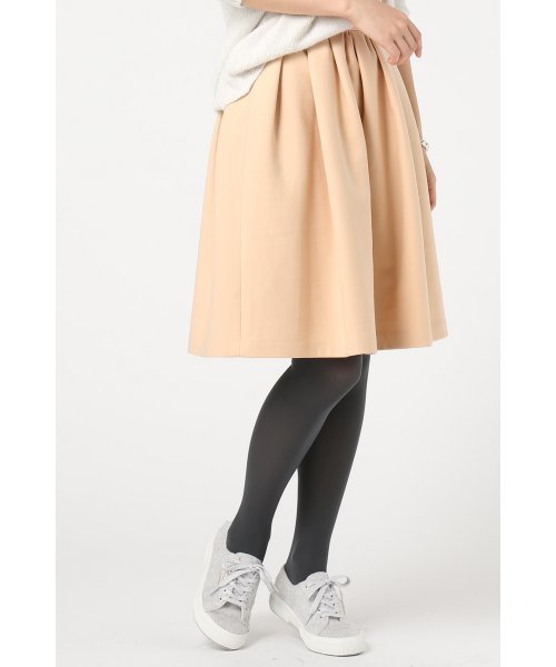 IENA（イエナ）の「《追加》タック ギャザースカート◆（スカート・レディース・キャメル/ピンク/アイボリー/カーキ・38/36/34/40）」の4枚目の写真