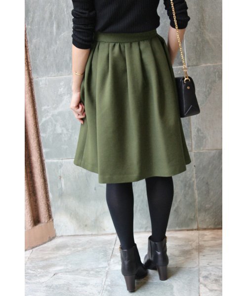 IENA（イエナ）の「《追加》タック ギャザースカート◆（スカート・レディース・キャメル/ピンク/アイボリー/カーキ・38/36/34/40）」の7枚目の写真