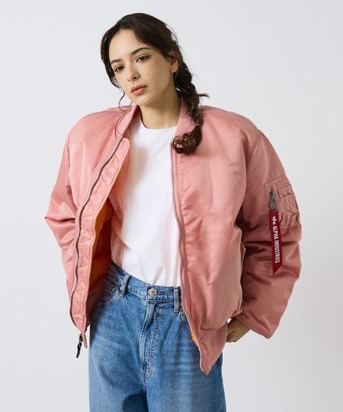Alpha Industries(アルファインダストリーズ)の「【Alpha Industries(アルファ インダストリーズ)】MA-1 FLIGHT JACKET / MA-1 フライトジャケット/ユニセックス(MA-1・メンズ・ブラック/スモークピンク/グレー系その他/ネイビー/ボルドー・M/XL/L)」の19枚目の写真
