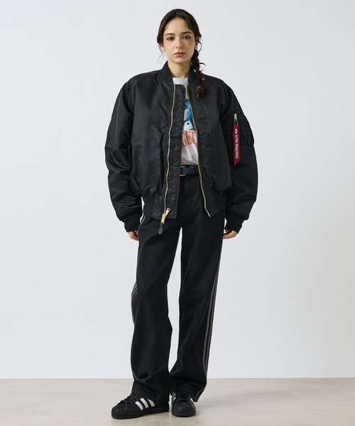 Alpha Industries(アルファインダストリーズ)の「【Alpha Industries(アルファ インダストリーズ)】MA-1 FLIGHT JACKET / MA-1 フライトジャケット/ユニセックス(MA-1・メンズ・ブラック/スモークピンク/グレー系その他/ネイビー/ボルドー・M/XL/L)」の14枚目の写真